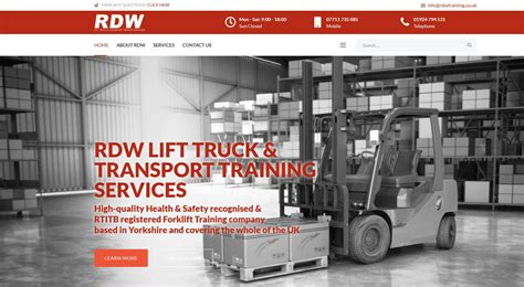 RDW Lift Truck Training & Transport Services (Forklift & RTITB Accredited Training)